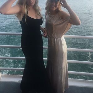 Stunning Ralph Lauren Silver Prom Dress